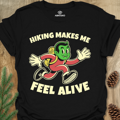 Hiking Makes Me Unisex T-shirt