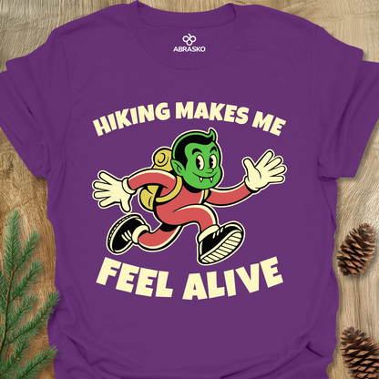 Hiking Makes Me Unisex T-shirt
