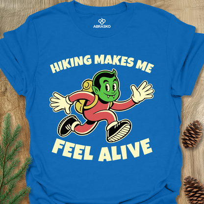 Hiking Makes Me Unisex T-shirt