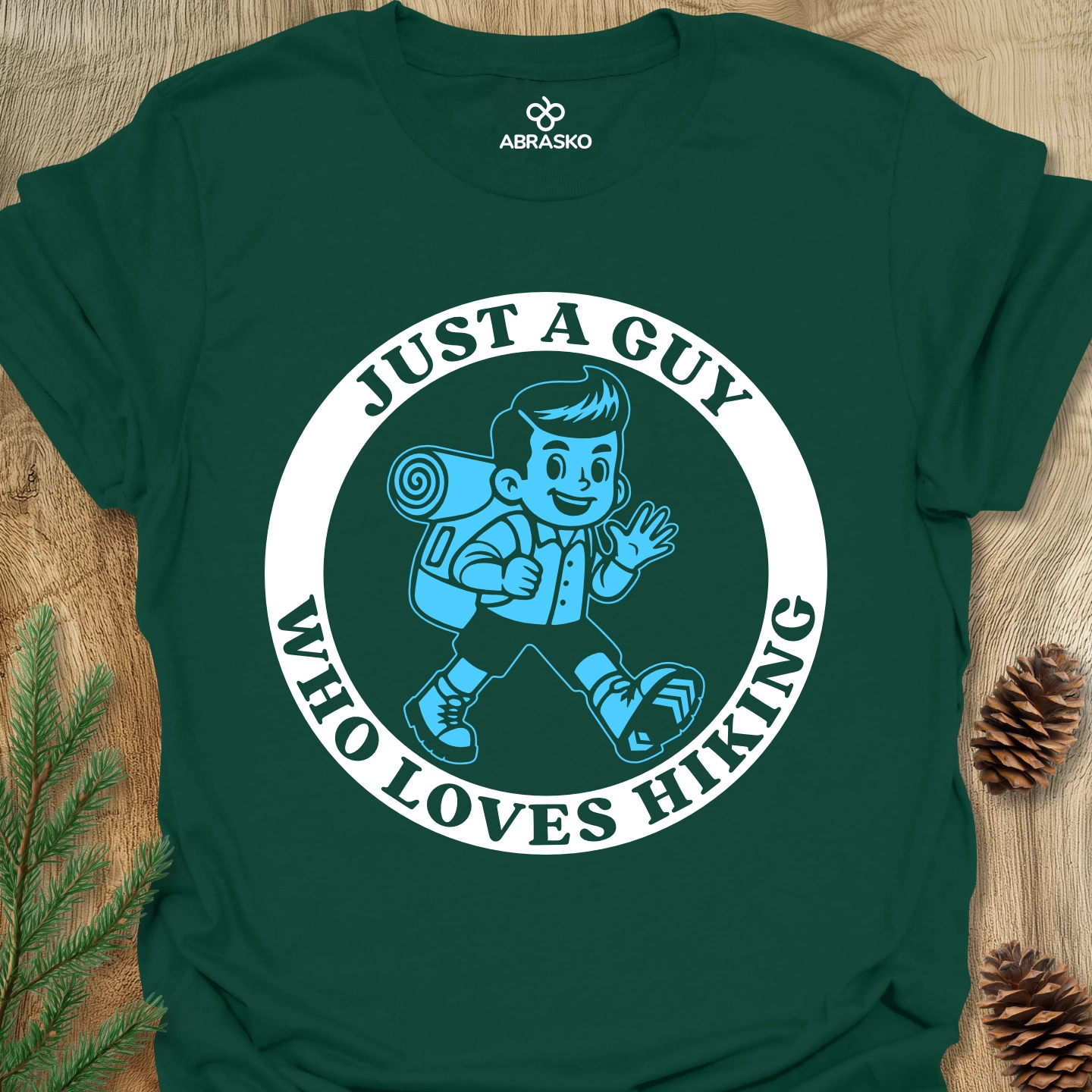 Guy Loves Hiking Tee