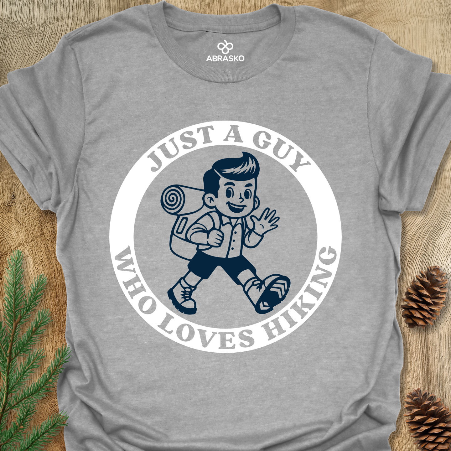 Guy Loves Hiking Tee