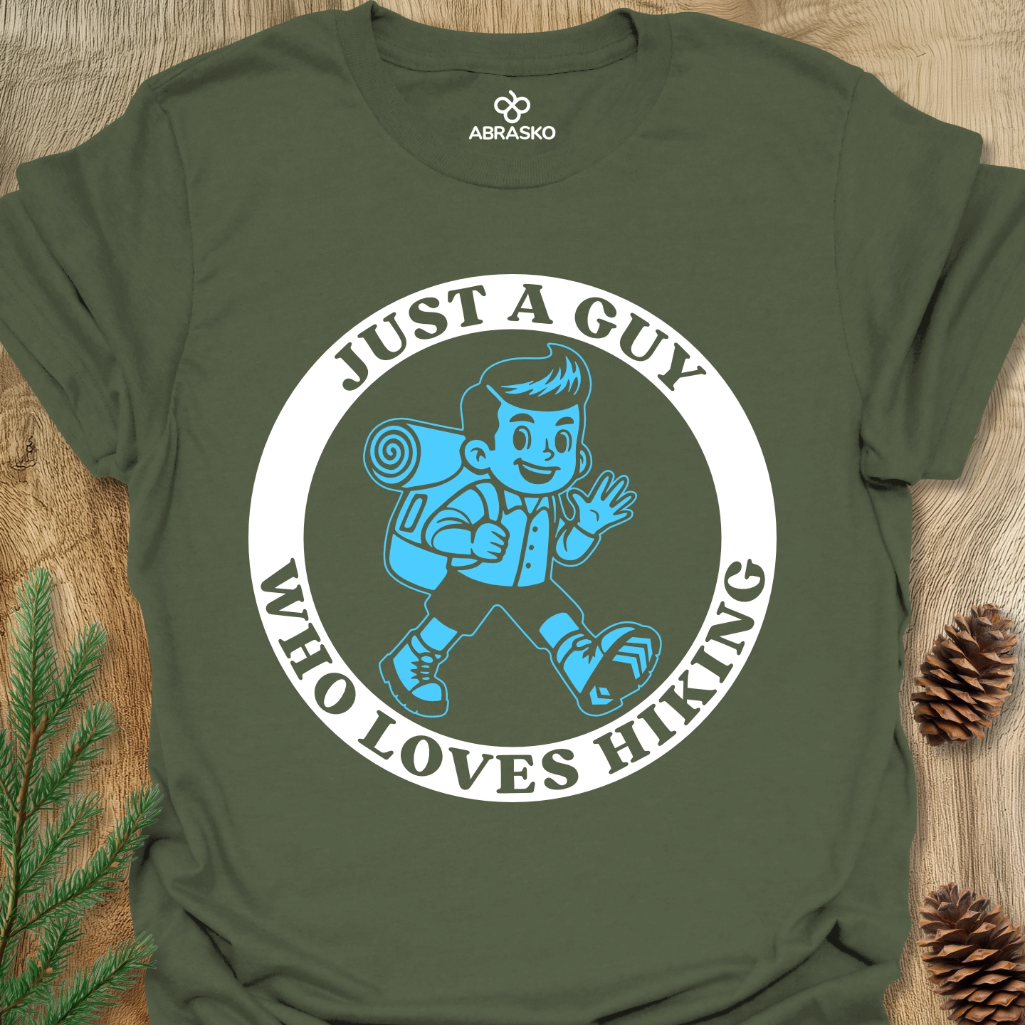 Guy Loves Hiking Tee