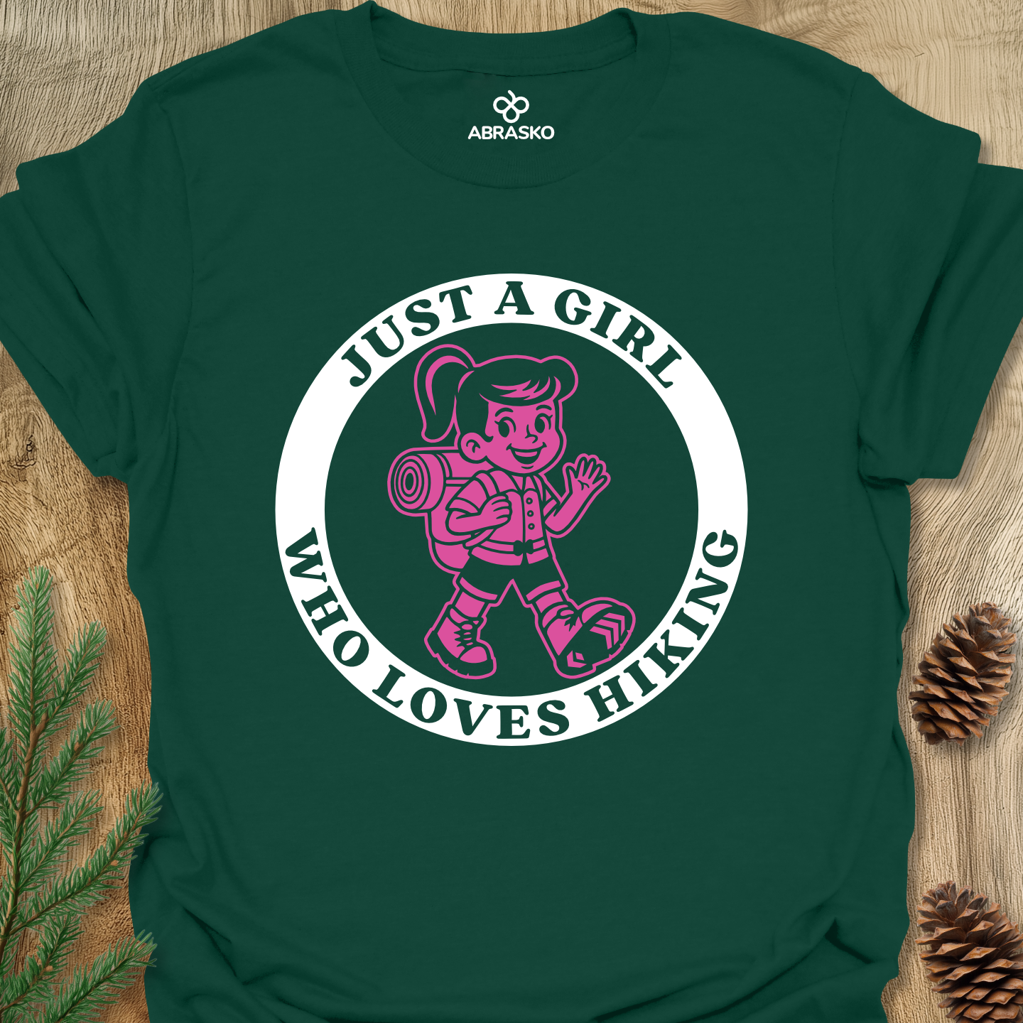 Girl Loves Hiking Tee