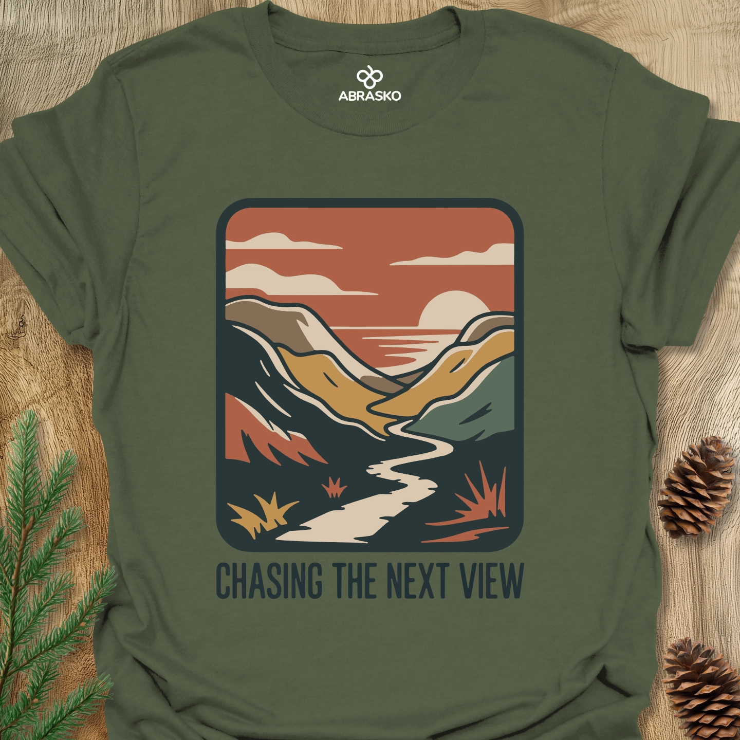 Chasing The Next View Tee