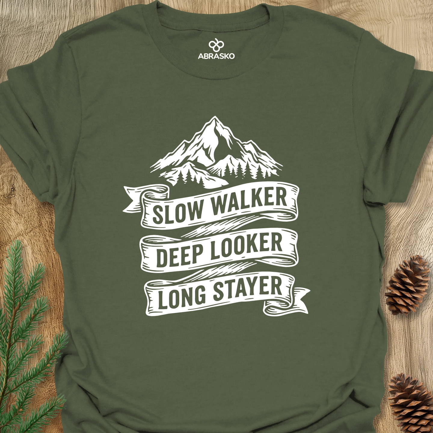Slow Deep Long Mountain Tee