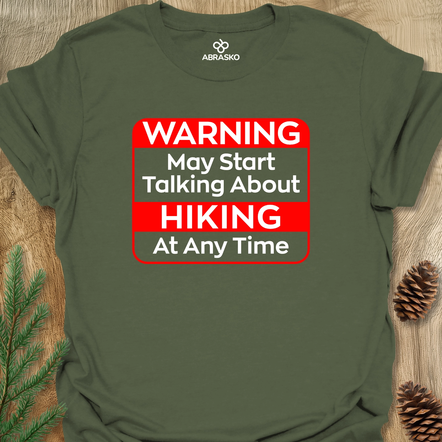 Warning Hiking Tee