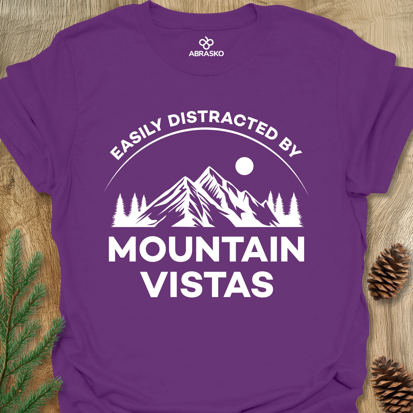 Easily Distracted By Mountains Tee