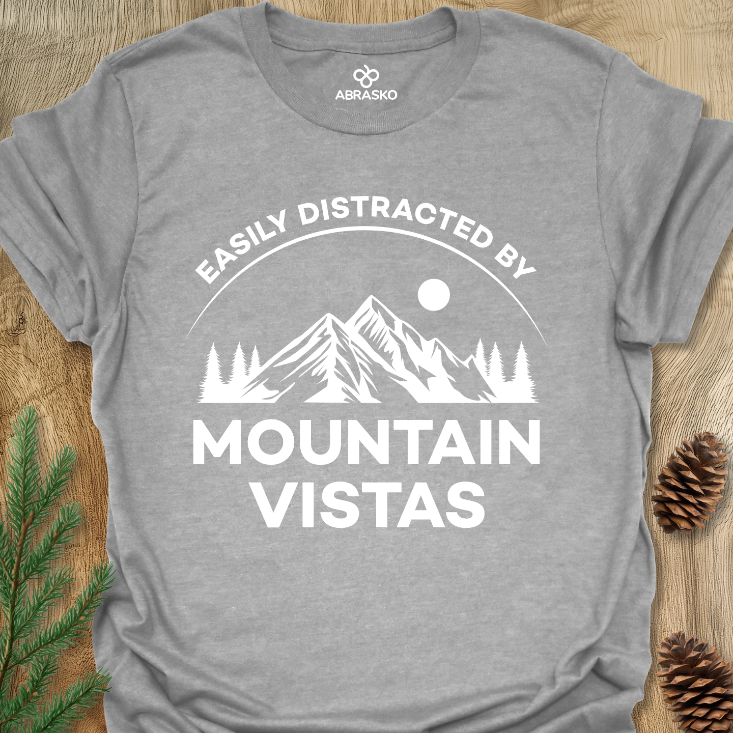 Easily Distracted By Mountains Tee