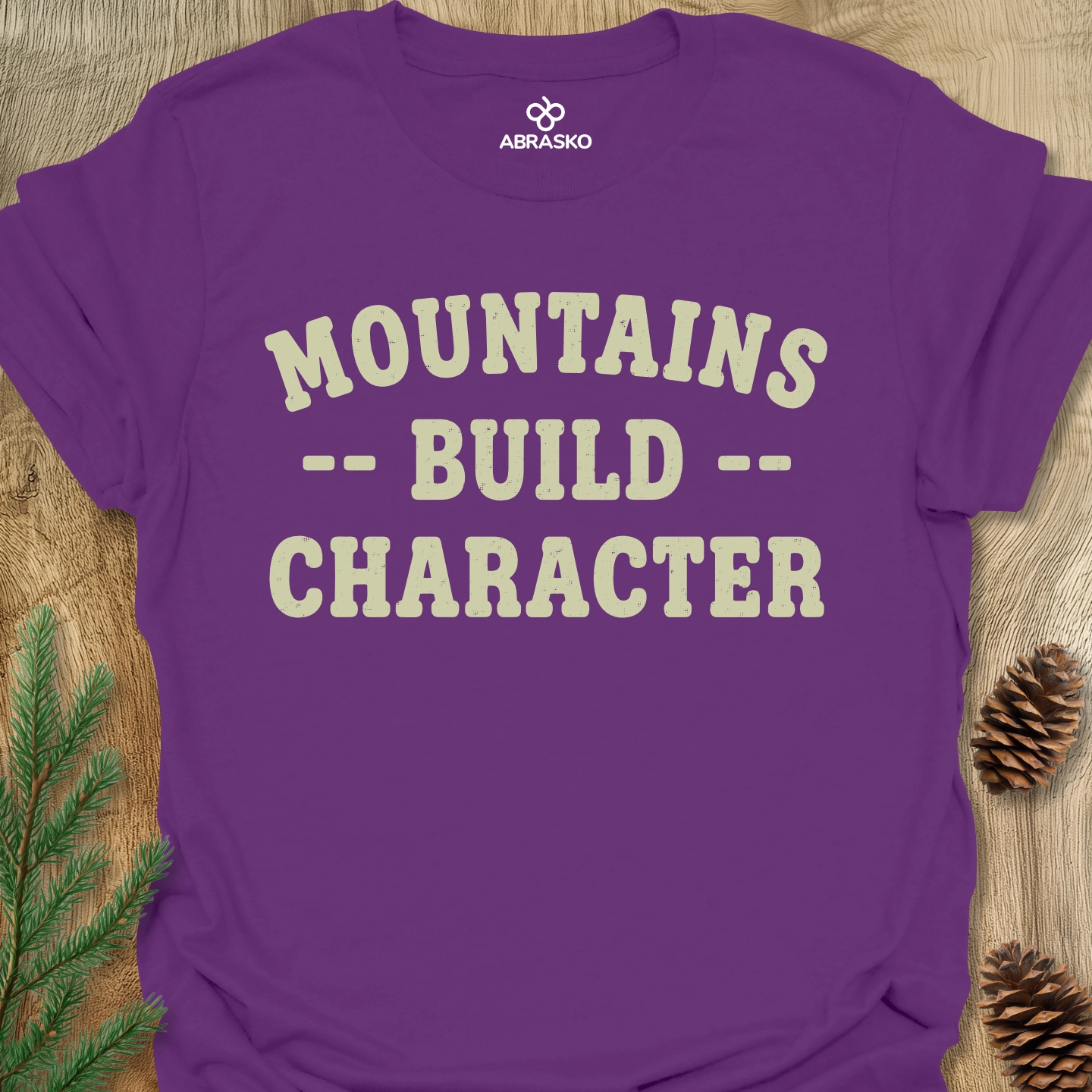 Mountains Build Character Tee