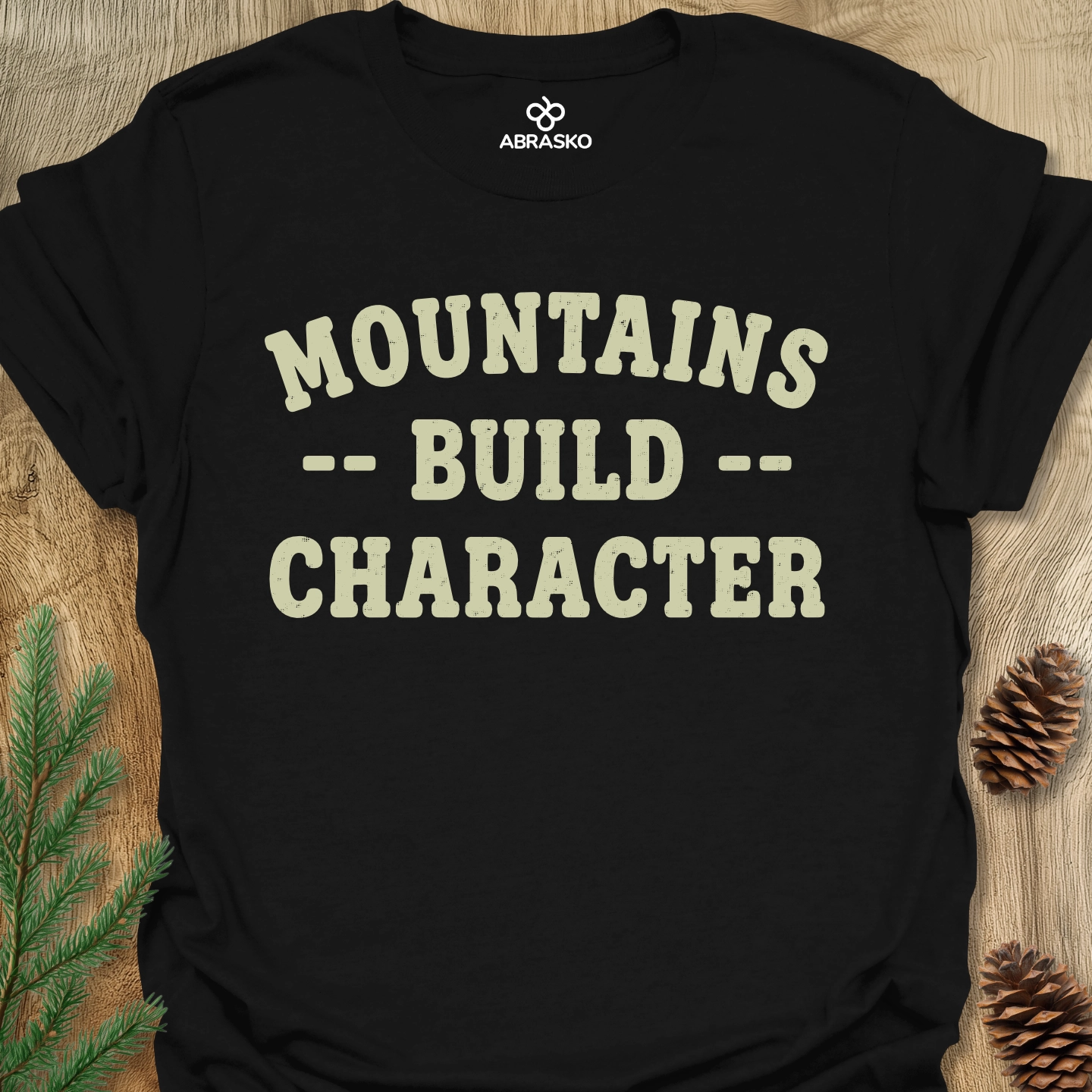 Mountains Build Character Tee