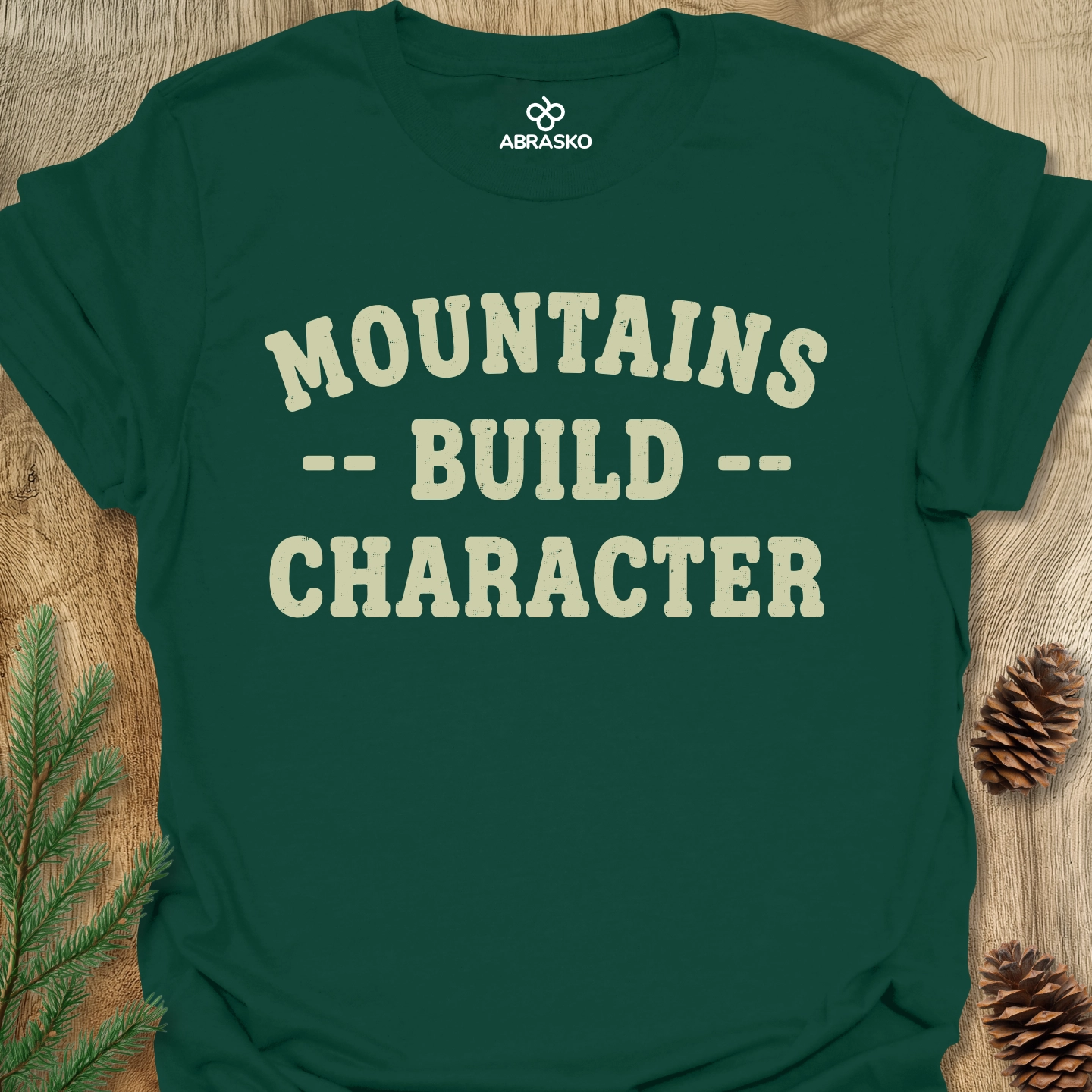 Mountains Build Character Tee