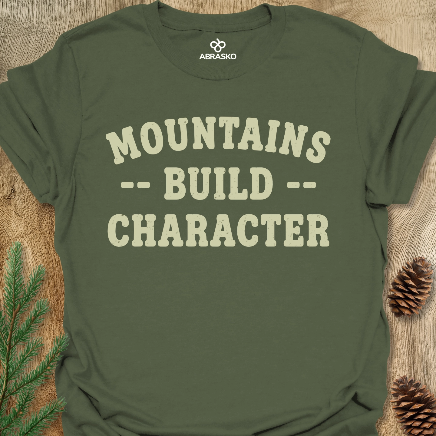 Mountains Build Character Tee