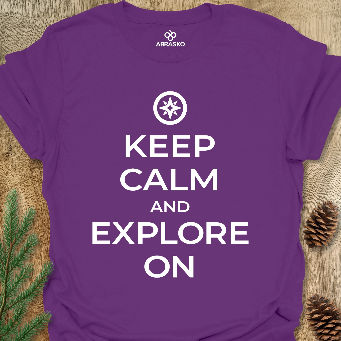 Keep Calm And Explore On Tee