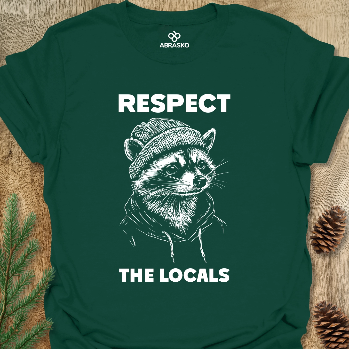 Respect The Locals Racoon Tee