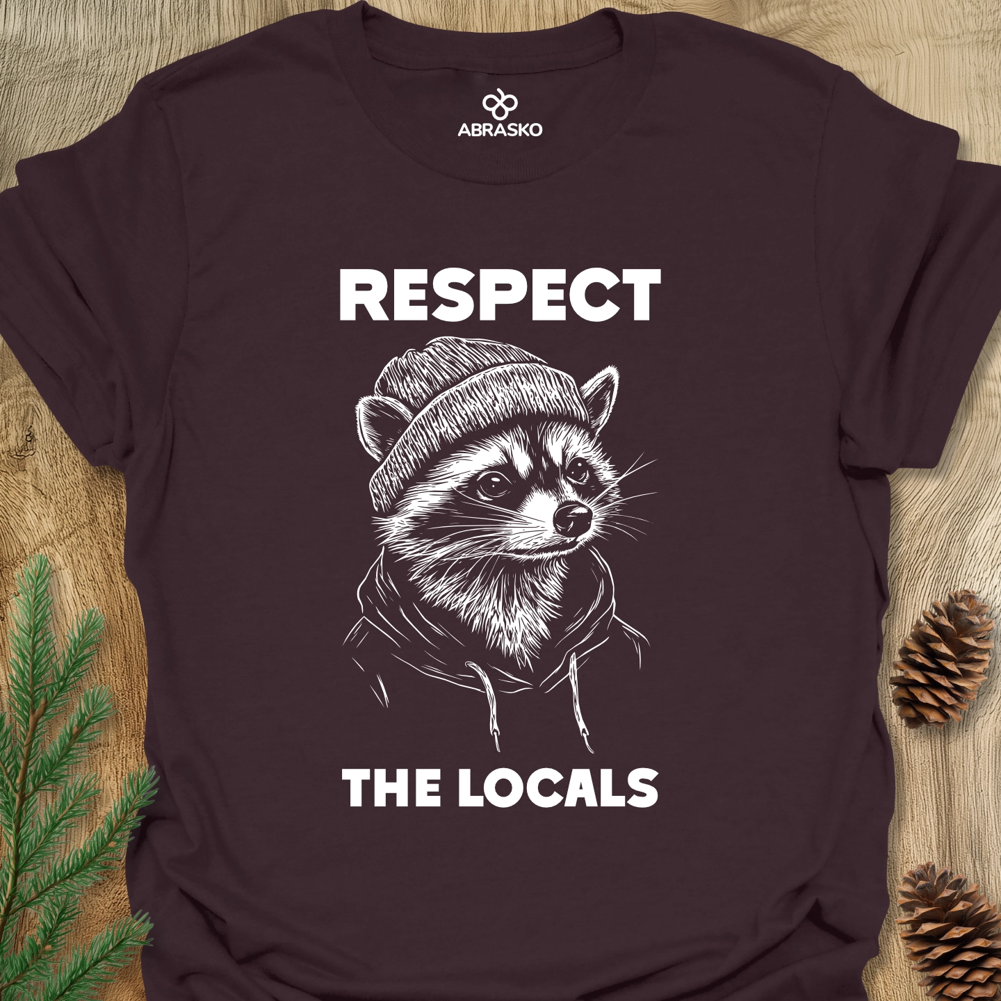 Respect The Locals Racoon Tee