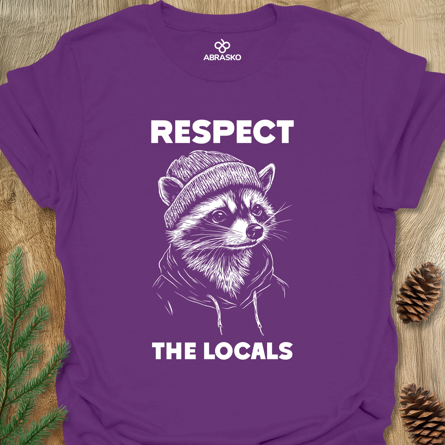 Respect The Locals Racoon Tee