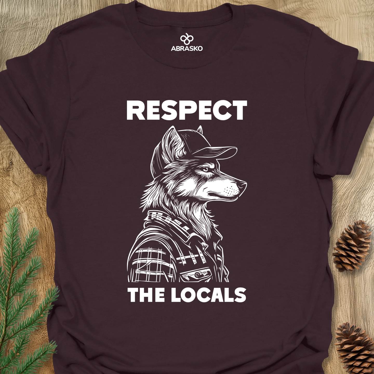 Respect The Locals Wolf Tee