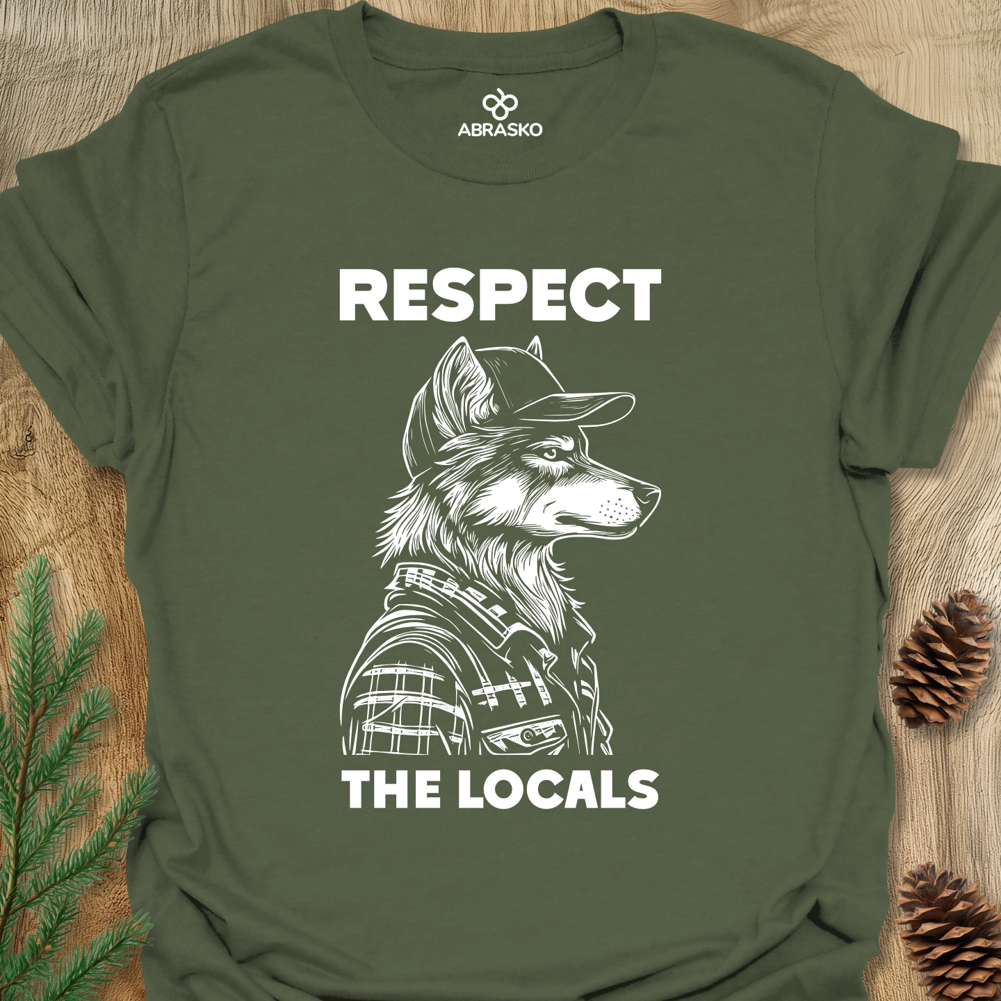 Respect The Locals Wolf Tee