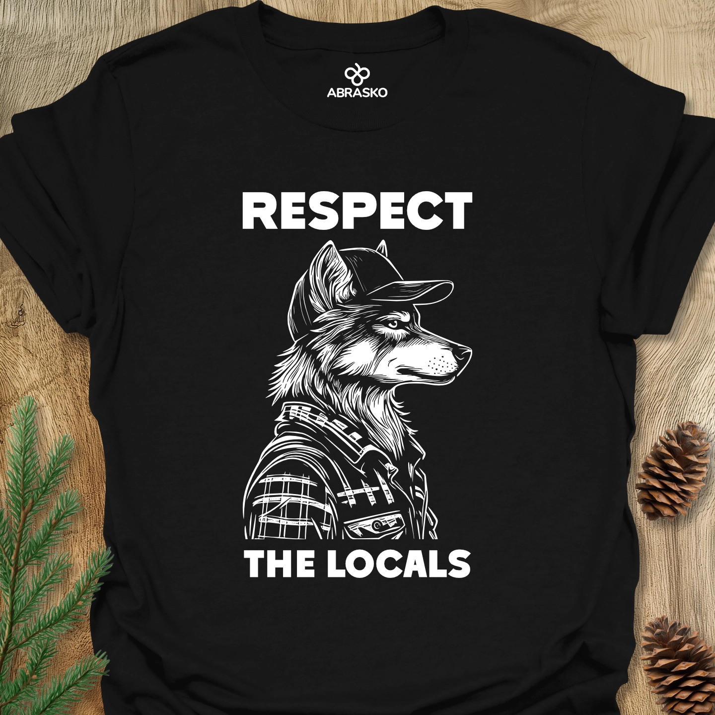Respect The Locals Wolf Tee