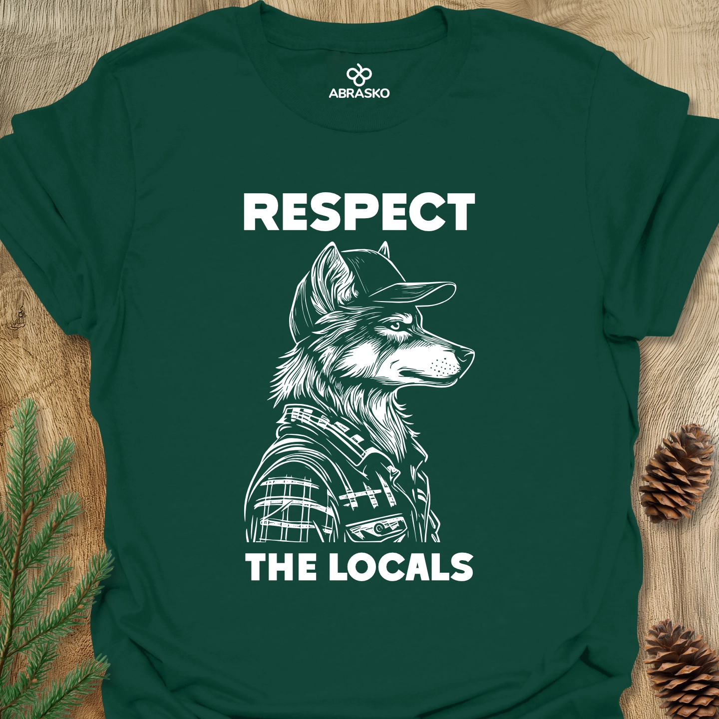 Respect The Locals Wolf Tee