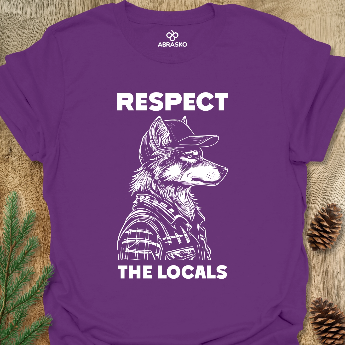 Respect The Locals Wolf Tee