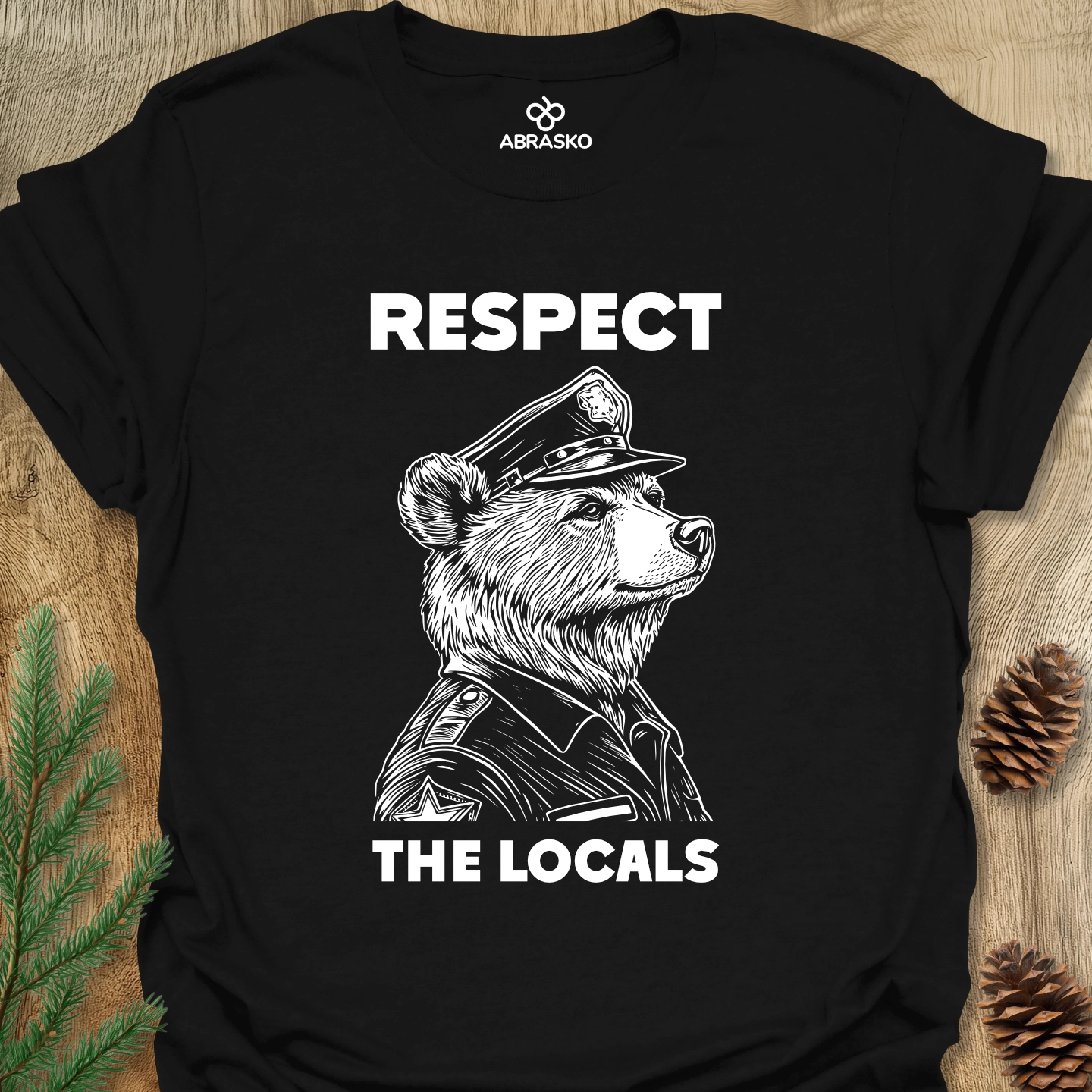 Respect The Locals Bear Tee
