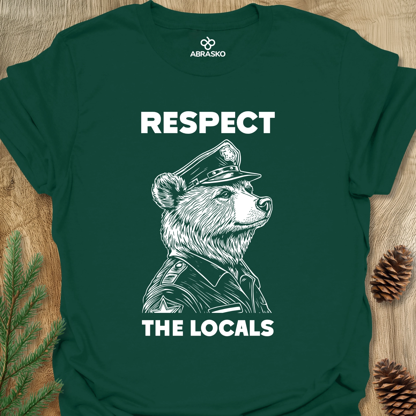 Respect The Locals Bear Tee