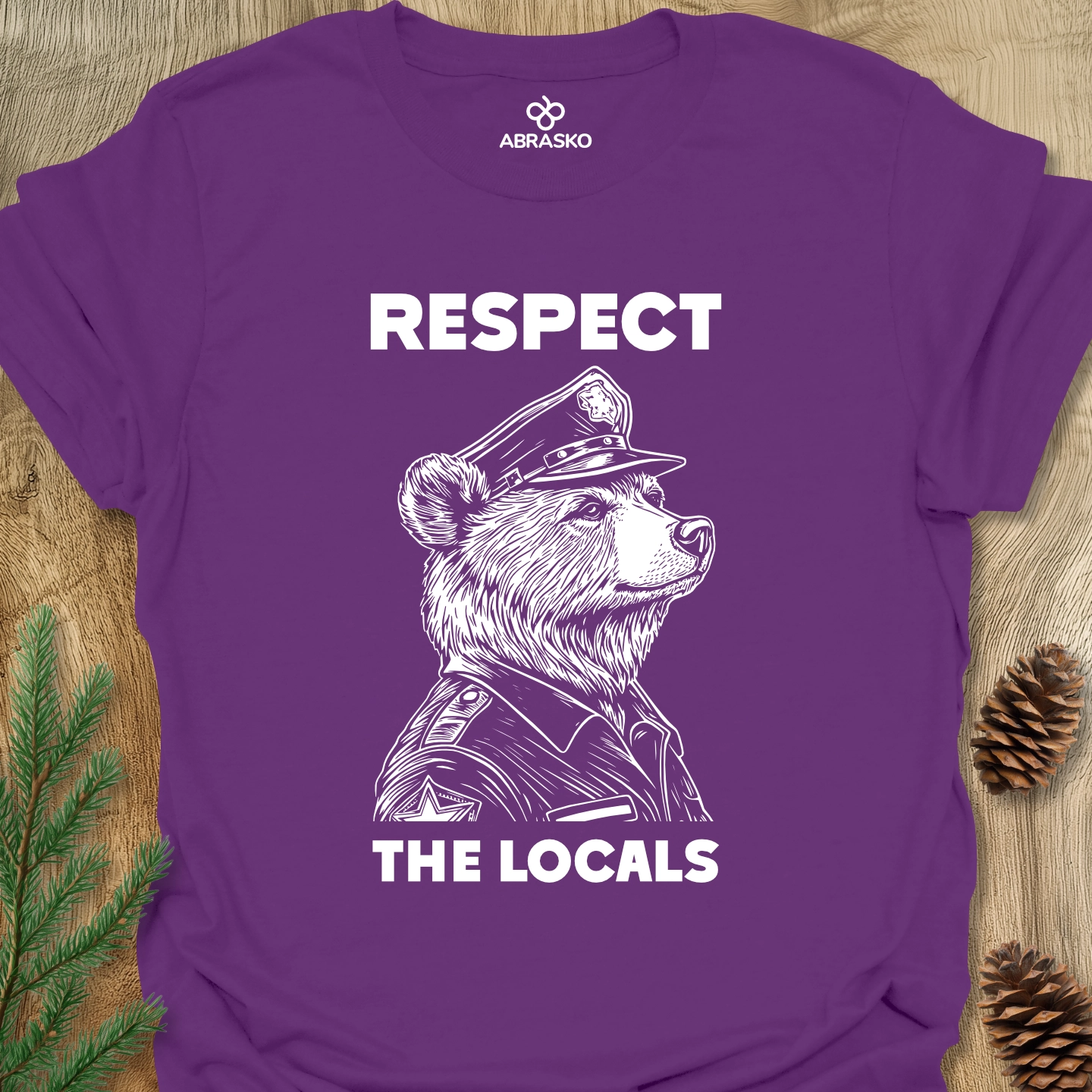 Respect The Locals Bear Tee