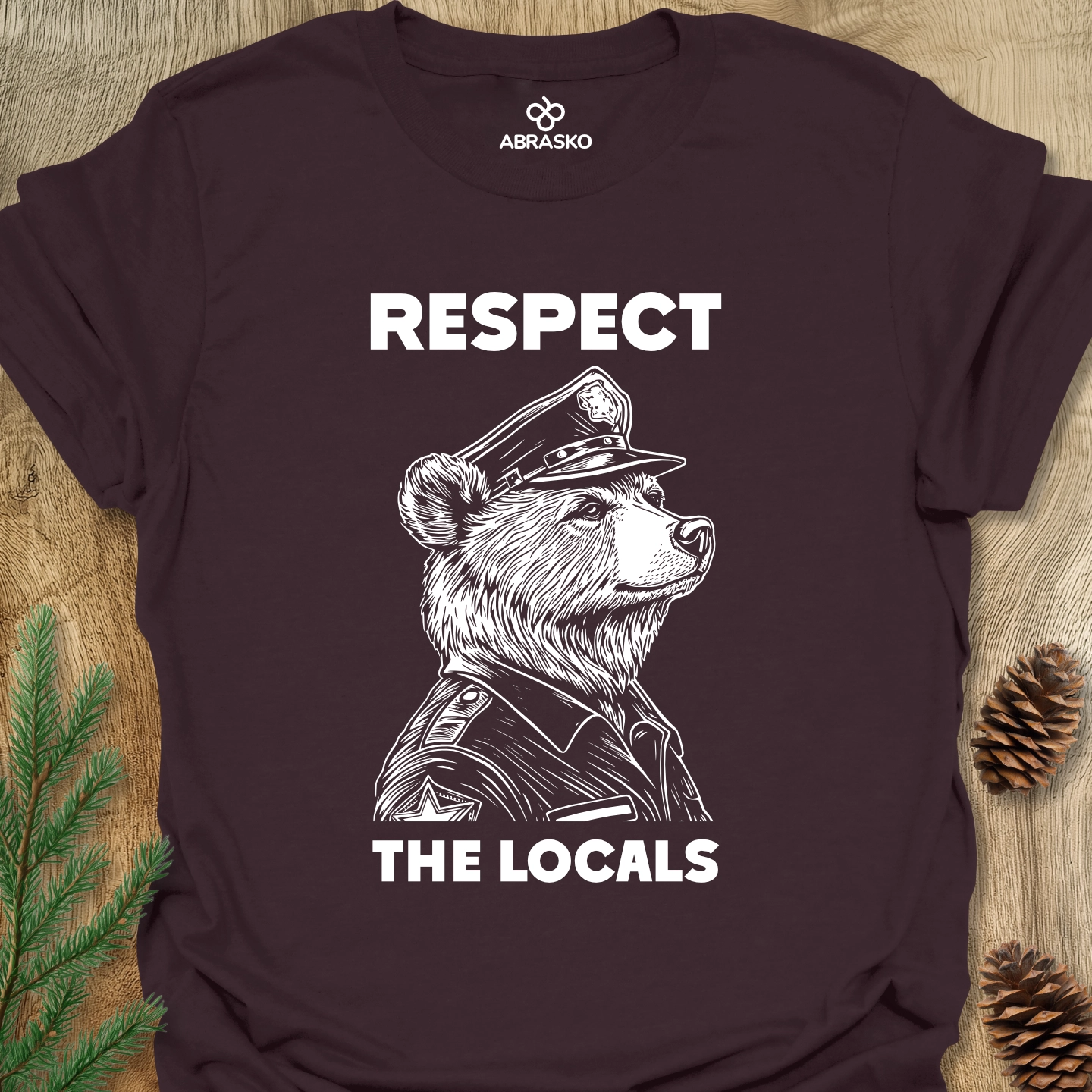 Respect The Locals Bear Tee