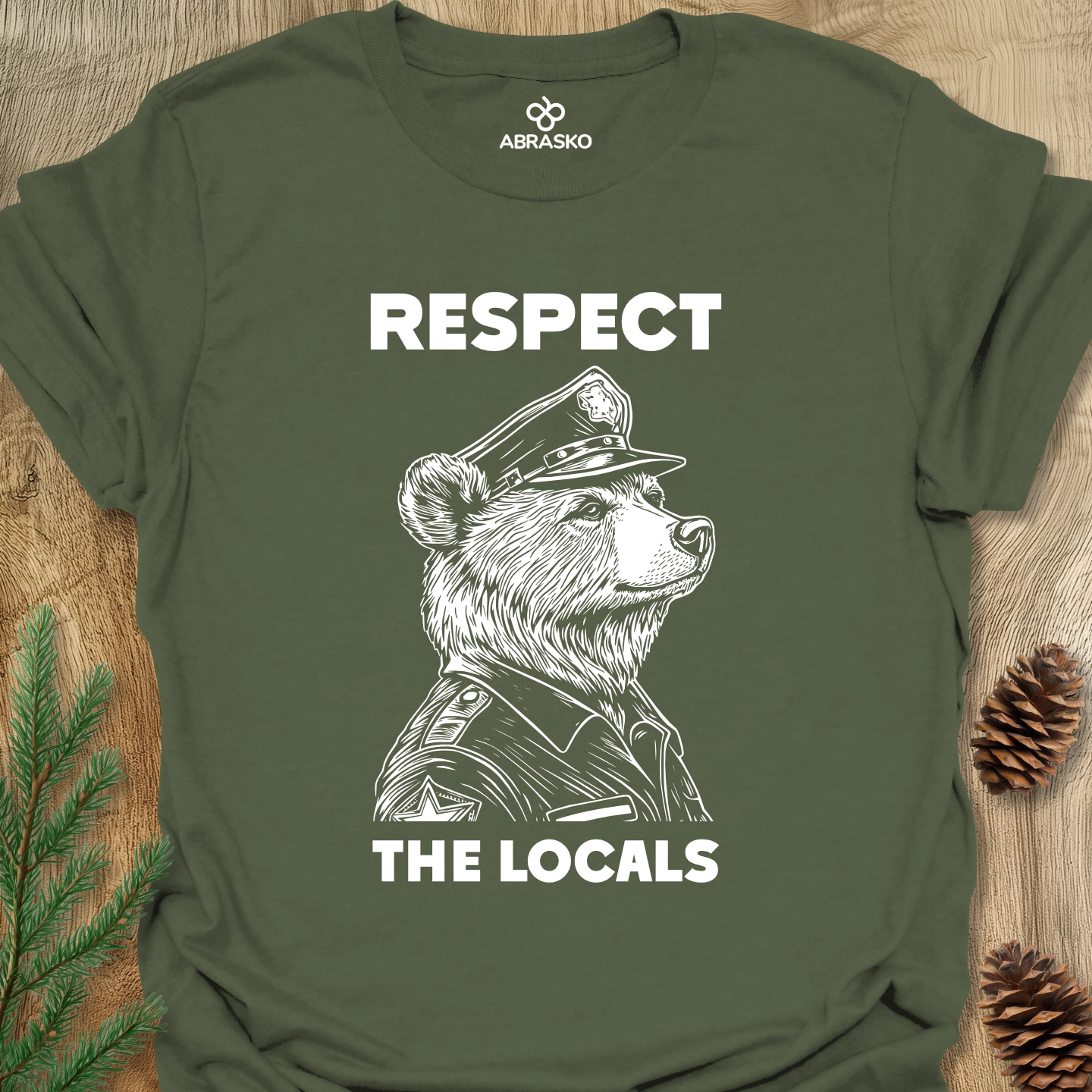 Respect The Locals Bear Tee