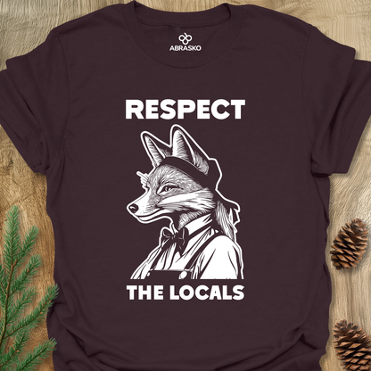 Respect The Locals Fox Unisex T-shirt