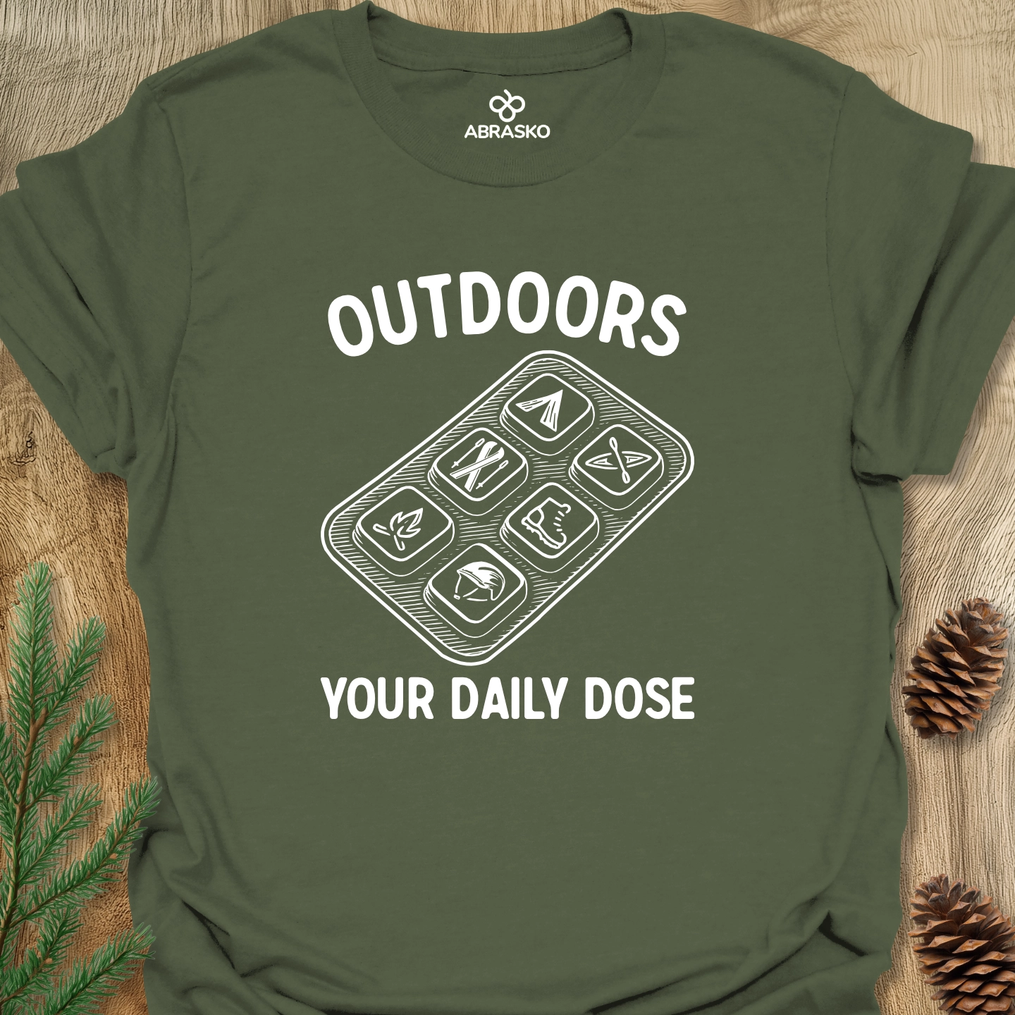 Outdoors Your Daily Dose Tee