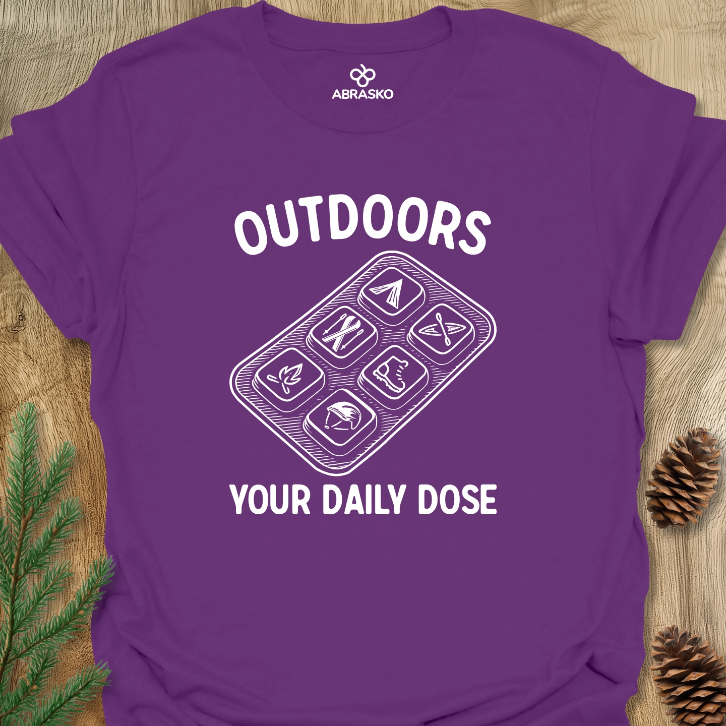 Outdoors Your Daily Dose Tee