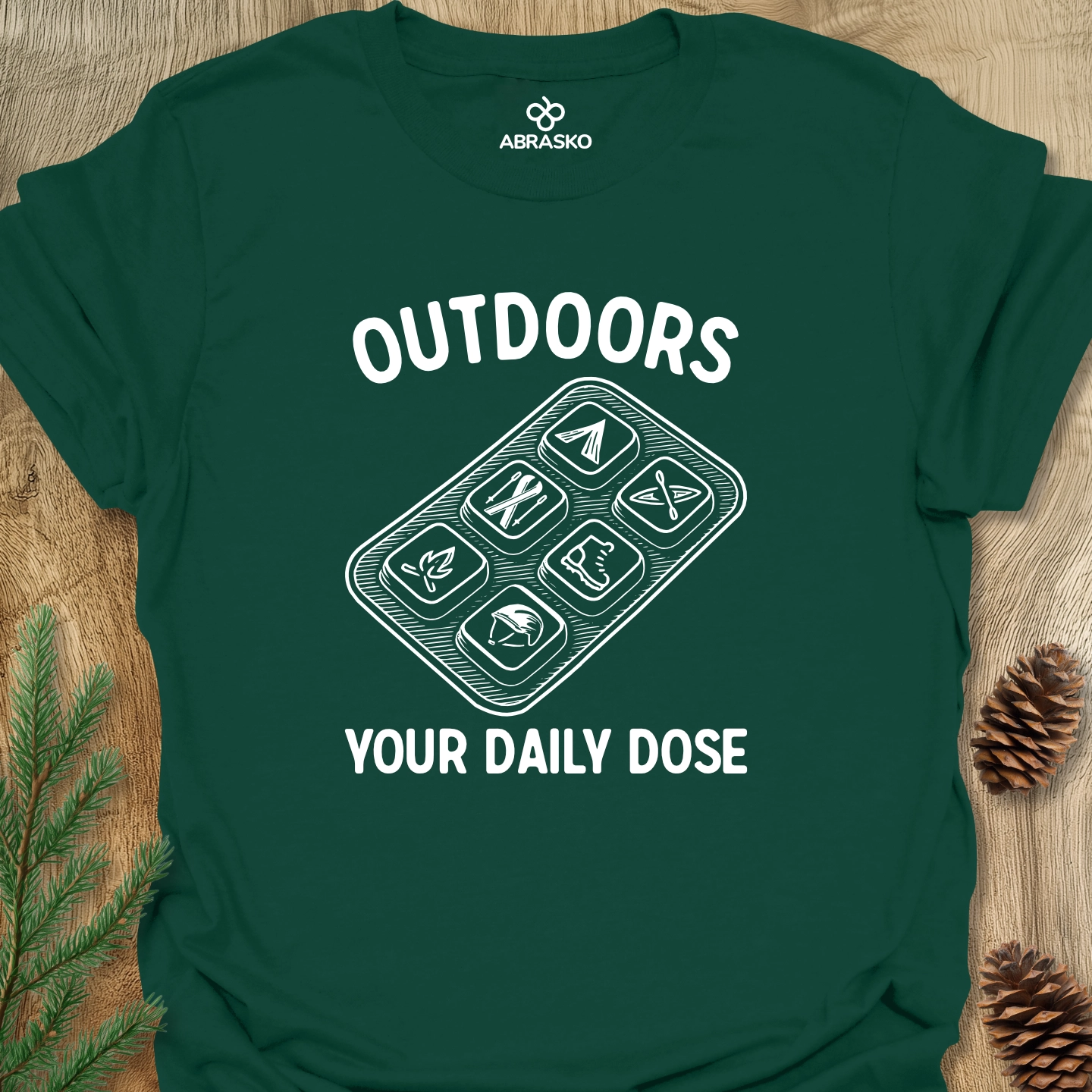 Outdoors Your Daily Dose Tee