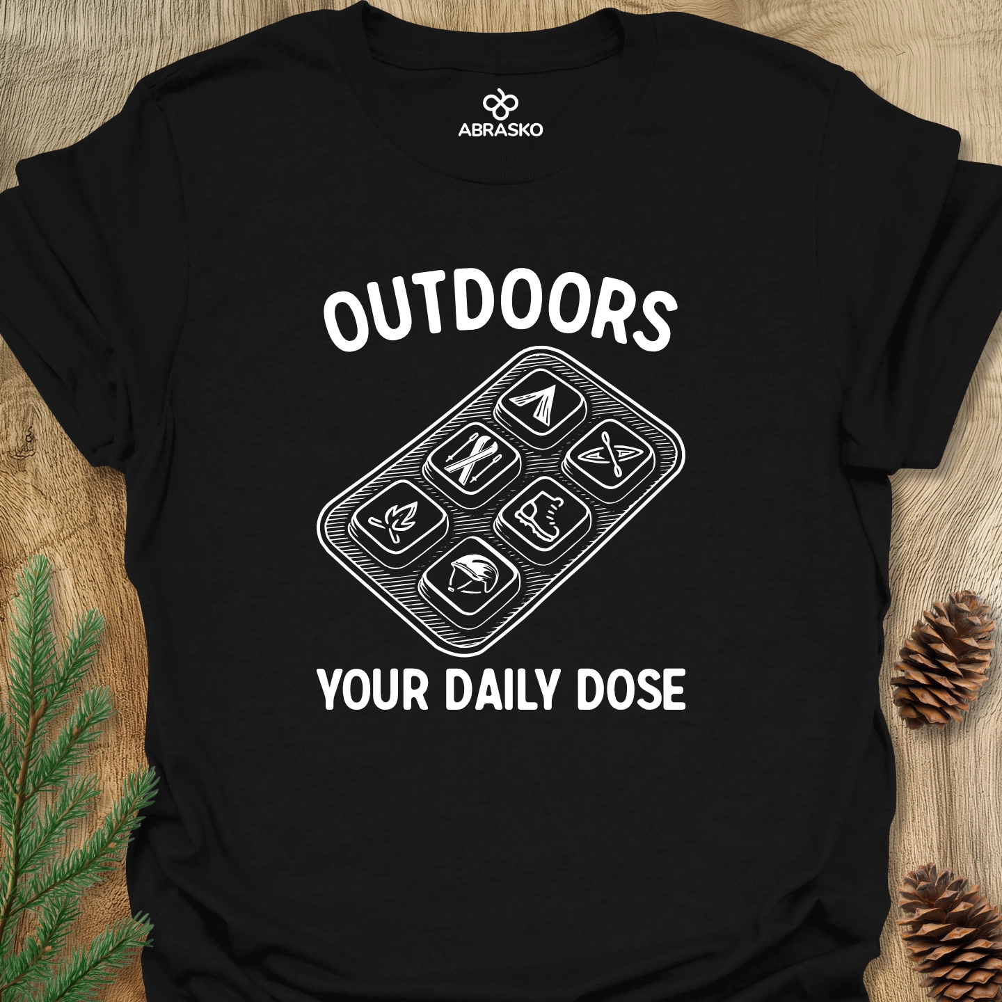 Outdoors Your Daily Dose Tee