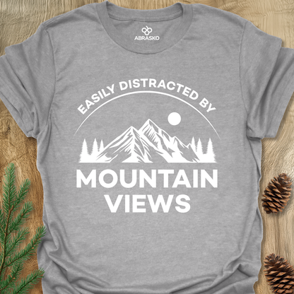 Easily Distracted By Mountains Unisex T-shirt