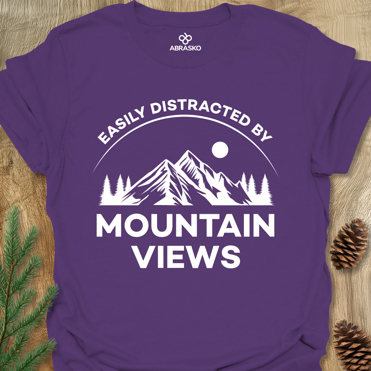 Easily Distracted By Mountains Unisex T-shirt