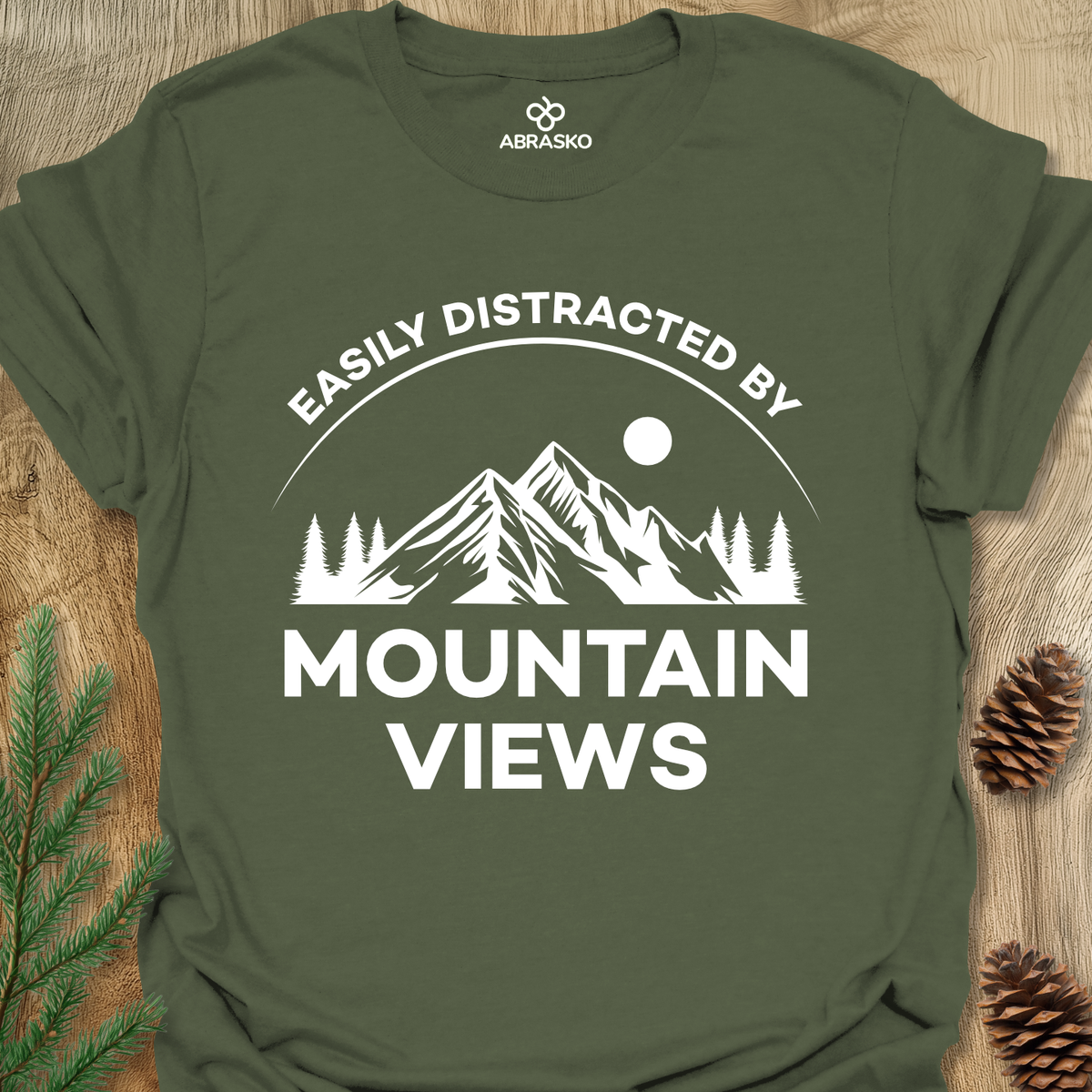 Easily Distracted By Mountains Unisex T-shirt