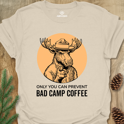 Elk Bad Camp Coffee Unisex T-shirt