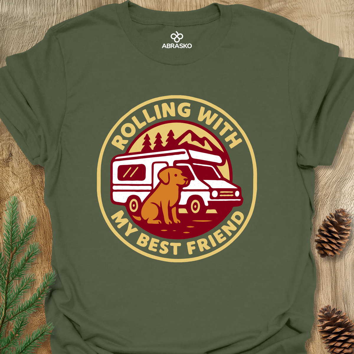 Rolling With Best Friend Unisex T-shirt