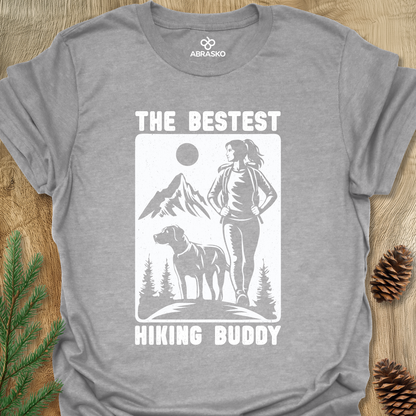 Her Bestest Hiking Buddy Unisex T-shirt