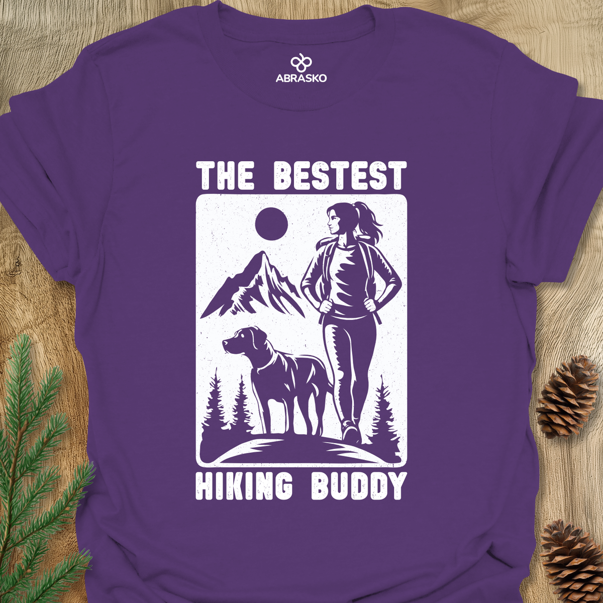 Her Bestest Hiking Buddy Unisex T-shirt