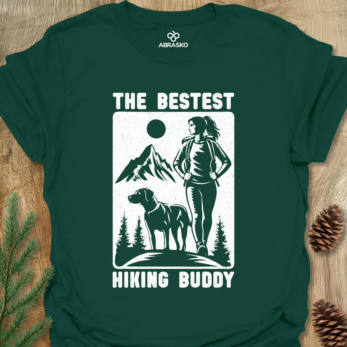 Her Bestest Hiking Buddy Unisex T-shirt