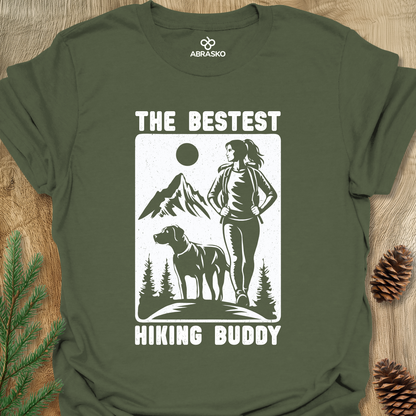 Her Bestest Hiking Buddy Unisex T-shirt