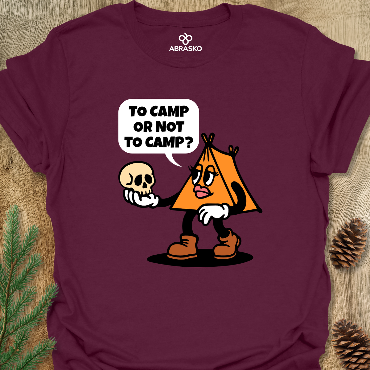 To Camp Or Not? Unisex T-shirt
