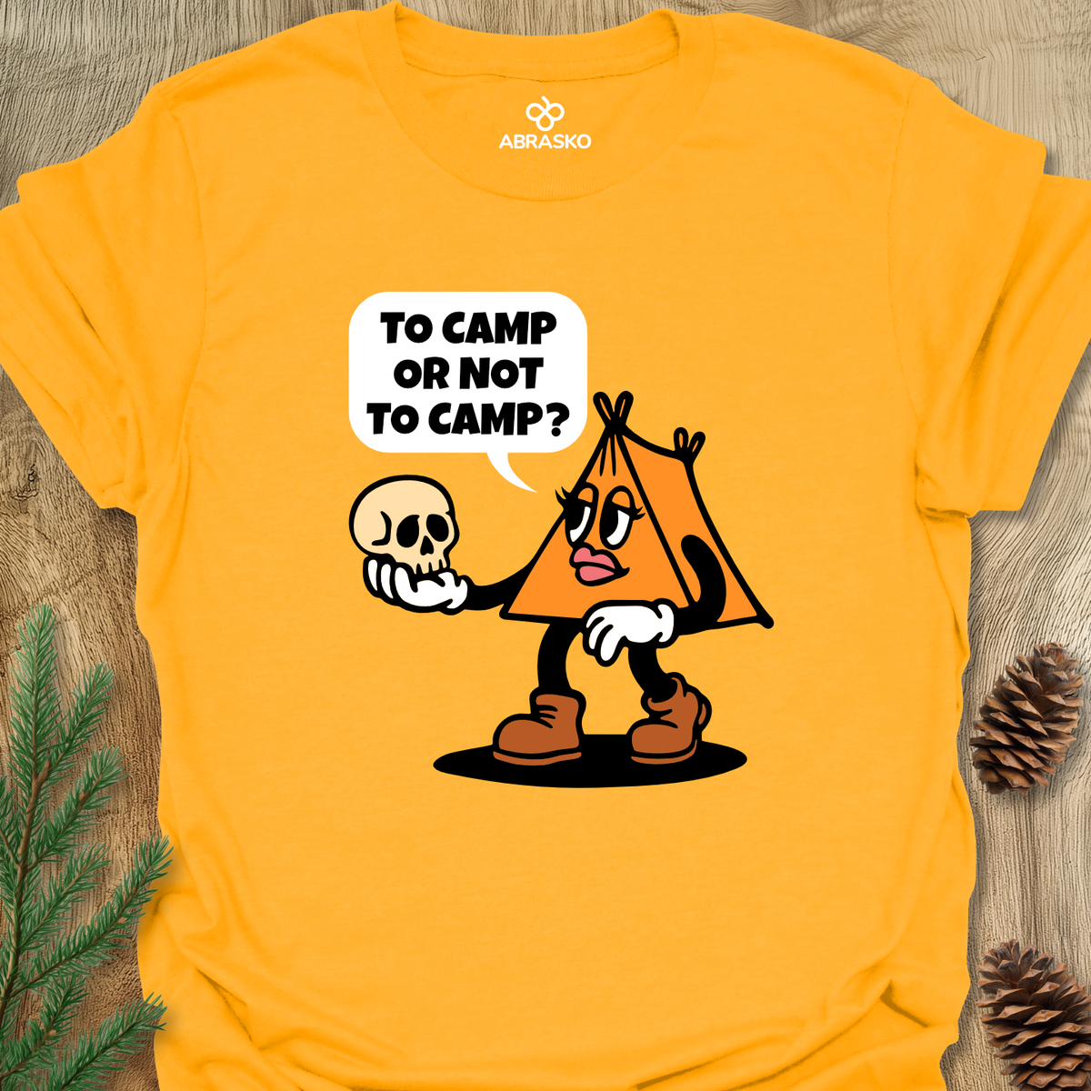 To Camp Or Not? Unisex T-shirt