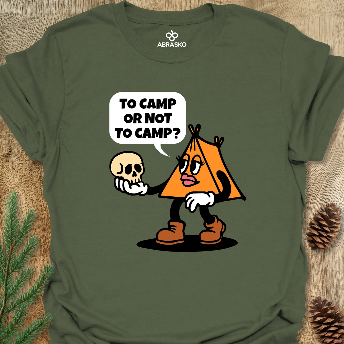 To Camp Or Not? Unisex T-shirt
