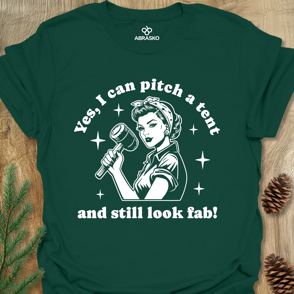 I Can Pitch A Tent Unisex T-shirt
