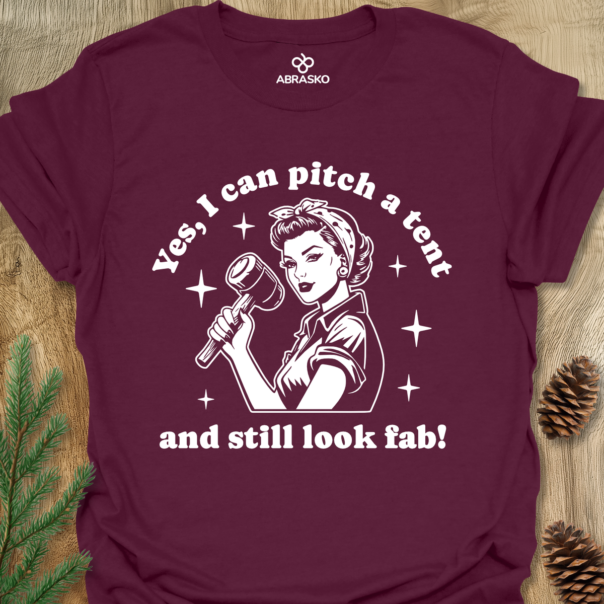 I Can Pitch A Tent Unisex T-shirt