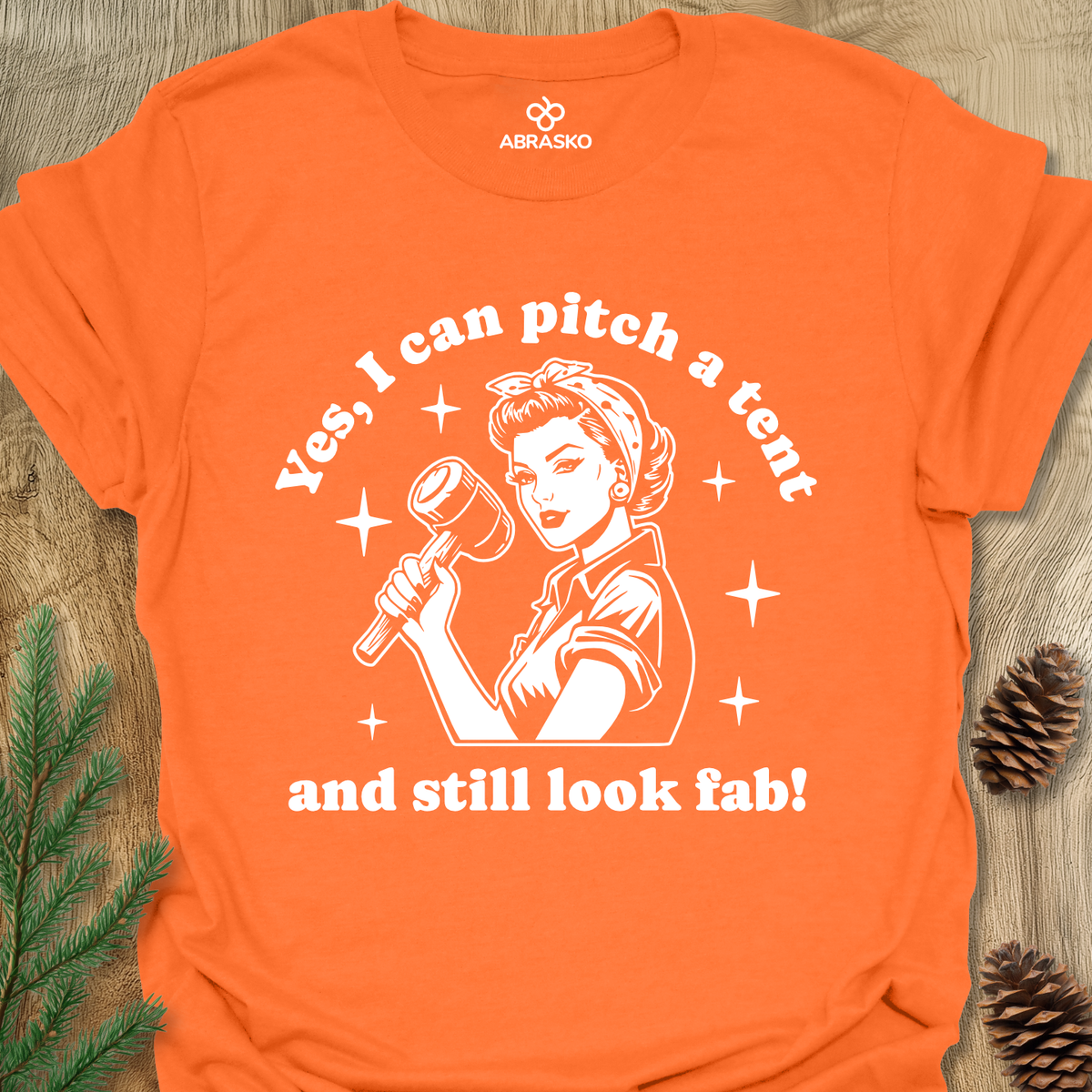I Can Pitch A Tent Unisex T-shirt